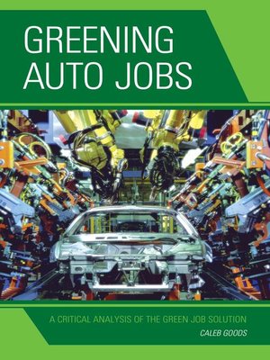 cover image of Greening Auto Jobs